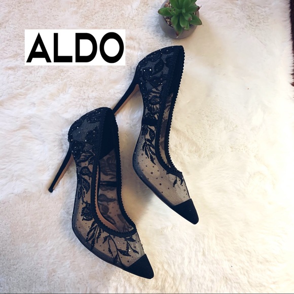 Aldo Shoes - Aldo pumps embroidered stiletto heels